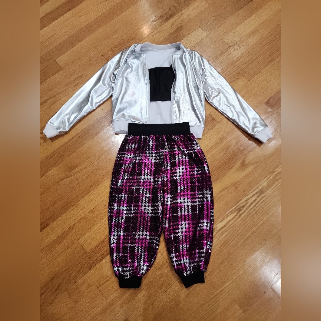 Kids Metallic Hip Hop Costume